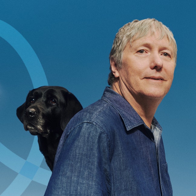 Alan and his dog