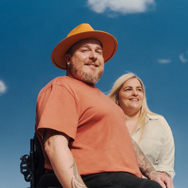 Michael - a Plan Partners customer and Renae, a Support Coordinator