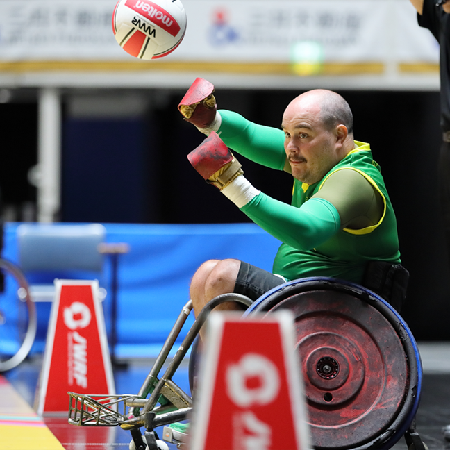 Damo from Wheelchair Rugby Australia