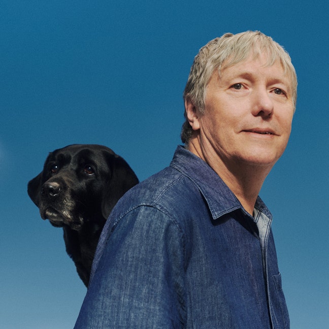 Allan - a Plan Partners customer and his assistance dog